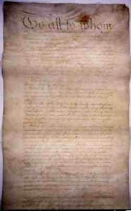 pict of Orig Articles of Confederation