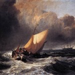 Dutch Boats in a Gale