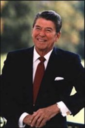 President Ronald Reagan, born February 6, 1911, died June 5, 2004