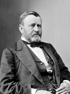 President Ulysses S Grant, born April 27, 1822