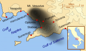 Vesuvius erupts August 24