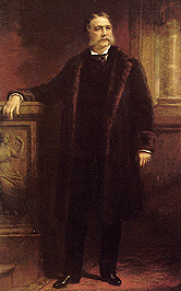 President Chester Alan Arthur, born Oct 5, 1829