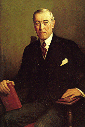 President Woodrow Wilson, born December 28, 1856, died Feb. 3, 1924