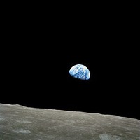 Earthrise from Apollo 8, December 24, 1968